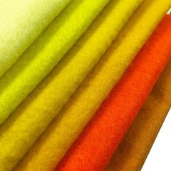 Durable 1.4mm Thick Felt Fabric Sheets – 42 Assorted Colors for Crafters