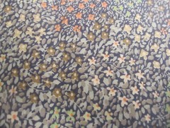 Calico Cotton Print Small Floral On Blue Cranston Print Works Piece 30″ x 30″