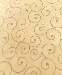 Tan Swirl Cotton Fabric 1 Yd 30″ X 60″ Quilt Backing