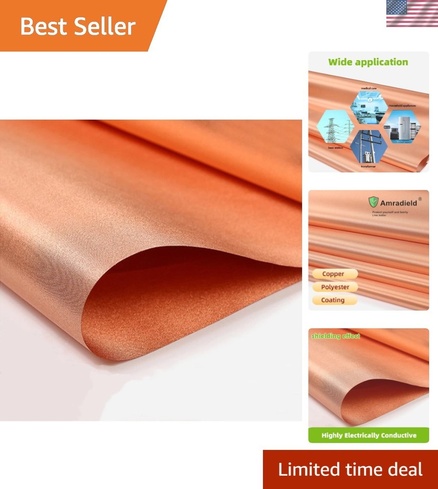 Signal-Reducing Copper Faraday Fabric 39″x43″ – Machine Washable & Versatile