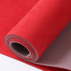 Red Suede Headliner 36″x60″ Foam Backing Car SUV Truck RV Boat Auto Roof