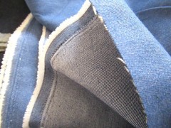 FABRIC Chambray Blue One Way Stretch Medium Weight Fabric 150cm x 2 meters