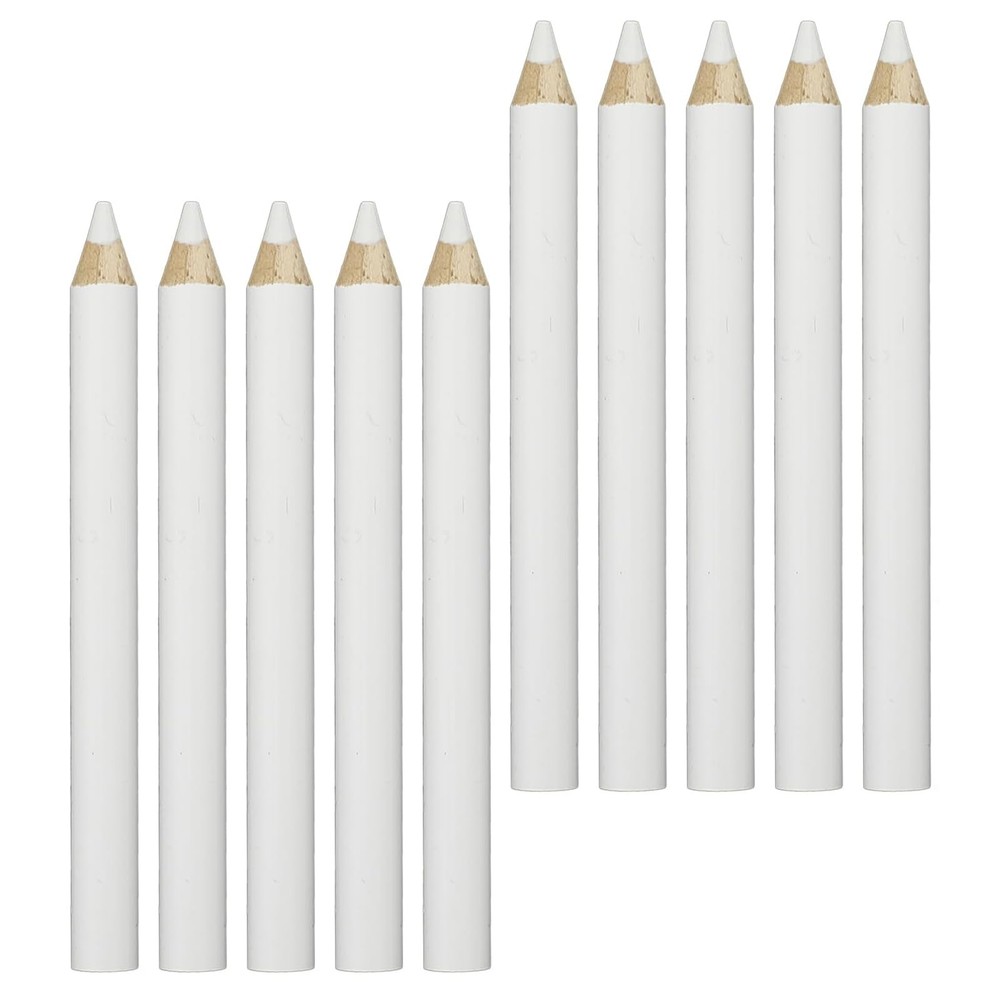 LANTONGJIANPP Fabric Pencils for Sewing, 10 Pcs 1 Count (Pack of 10), white