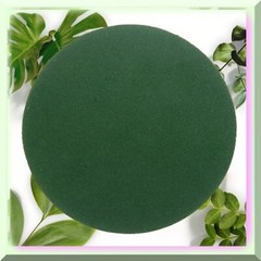 Green 9-inch Round Adhesive Felt Discs