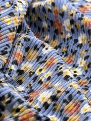 RIB 2×1 Knit Print 95% Polyester 5% Spandex 58/60″ Fabric By The Yard