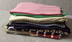Vintage Fabric Sample Swatch Lot Of 30 Sewing Craft Quilt Material Assort 8x 6.5