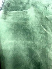 Lot of 6 Yds Deep GREEN Velveteen Fabric Polyester Craft Dress Decor READ SIZES