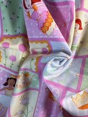 Fabric – OOP Pretty Princess Ballerinas Patchwork Hi-Fashion Cotton BTY x 44” W