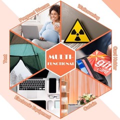 Faraday Fabric Copper Cloth EMP Shielding Grounding Mobile Phone WiFi GPS 39″x43