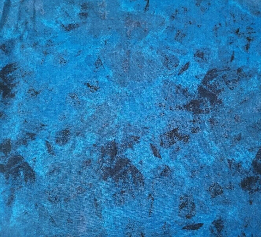 Wilmington Prints Essentials Cracked Ice BTY Gray Black Blue