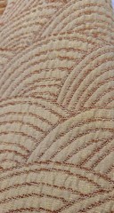 Isabelle de Borchgrave Fabric Granulite Canyon Burnt Orange Tan Gold Sample 17″