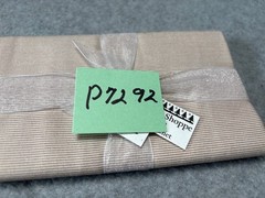 Striped Cotton Fabric Bundle 1/2 yard x 44″ Neutral Beige for Sewing Crafts Quil