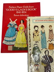 1840-1854 Fashion Paper Dolls Godey Lady Book by Susan Johnson