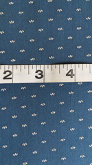 Fabric 3yds 28″ x 44″ Dark Teal Blue with Tiny White Design for Quilting