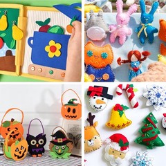 66 Pcs Stiff Felt Fabric Sheets, 12 x 12 inches Assorted Felt Sheets Craft Fe…