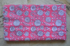 5 Yard New Hand Printed Indian Fabric 100% Cotton NO DUTY CHARGES 100%✅ZK-376