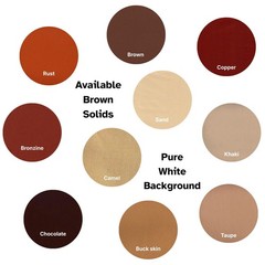 Solid Rust Brown 100% cotton fabric Material 44 inches wide PICK SIZE