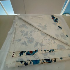 Waverly Vintage Floral Fabric 100% Cotton Made in USA 1.5 yards 56″ wide