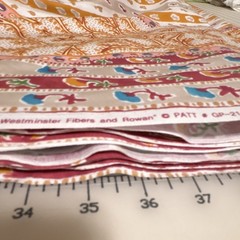 Kaffe Fassett 7 yards Organic Stripe Cotton Fabric 45″ Wide Multicolor GP-21