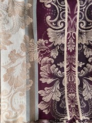 Heavy Floral ROYAL Home Decor Chair Bench Upholstery Sewing Fabric BTY