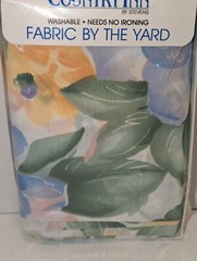 Country Inn Fabric By The Yard Floral Lalique Multi By Stevens 3yds 45×108 VTG
