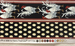 Chicken Coop Egg Border Patty Reed Design For Fabric Traditions 2008 43×46