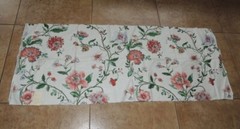 Bloomcraft FABRIC Orig. Screen Print By Luther Travis Floral 1981 21”x54”