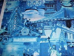 Fabric Cotton Timeless Treasures Fabrics of SoHo 2 Pieces Blue Sparkles 2yd+16″
