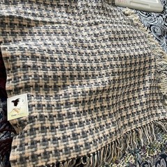 Wool & wool blend remnants fabric patchwork quilting crafts scarf scraps