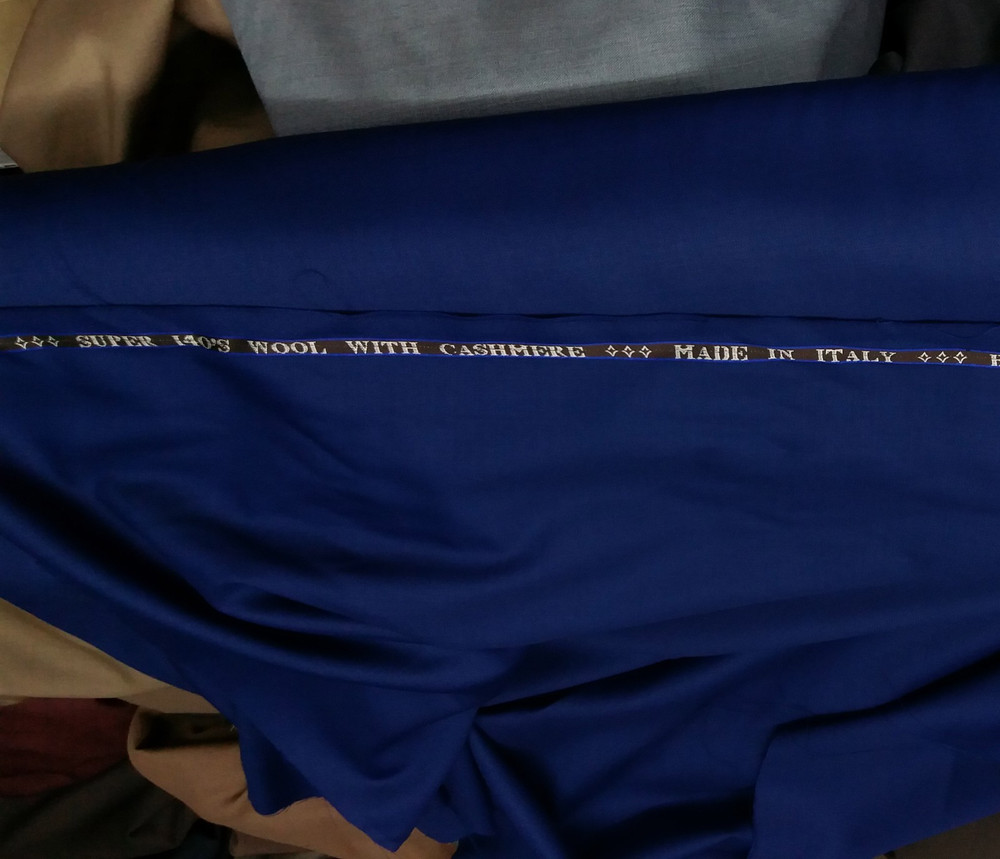 Mid Blue Suiting fabric best for Suit Pants Jacket Wool Suit Fabric