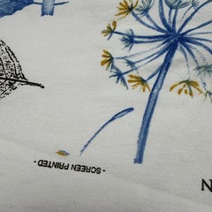 5th Avenue Designs Covington Spring Theme VTG Printed Linen Blend Fabric 36×54