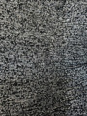 Black & Silver sequins embroidery Metallic Fabric 36″ Wide