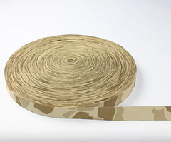 1M Digital Camouflage Webbing Non-elastic Edging Strips 2.0/2.5/3.8/5.0cm Width