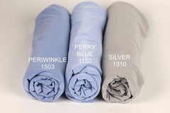 Periwinkle Venechia Stretch Fabric by the Yard, Soft Knit for Everyday Wear