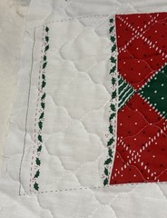 Vintage Spring Mills 2 Christmas Stocking Cut Sew Quilt Fabric Panel 4640