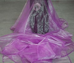 Vds Light Purple Organza Fabric 10 Yards Continuous 45 Wide Wedding Party