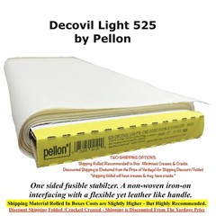 Decovil Light 525 Non-Woven Interfacing by Pellon 17″ Wide 2 Shipping Options
