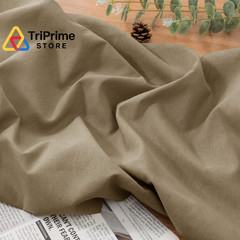NSGZ Linen Fabric by The Yard, 61 Inch Wide Natural Blend 1