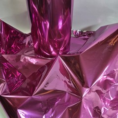 Masive 250 Yards X 25″ Ultra Thin Reflective Metallic Film Roll Magenta/ Yellow