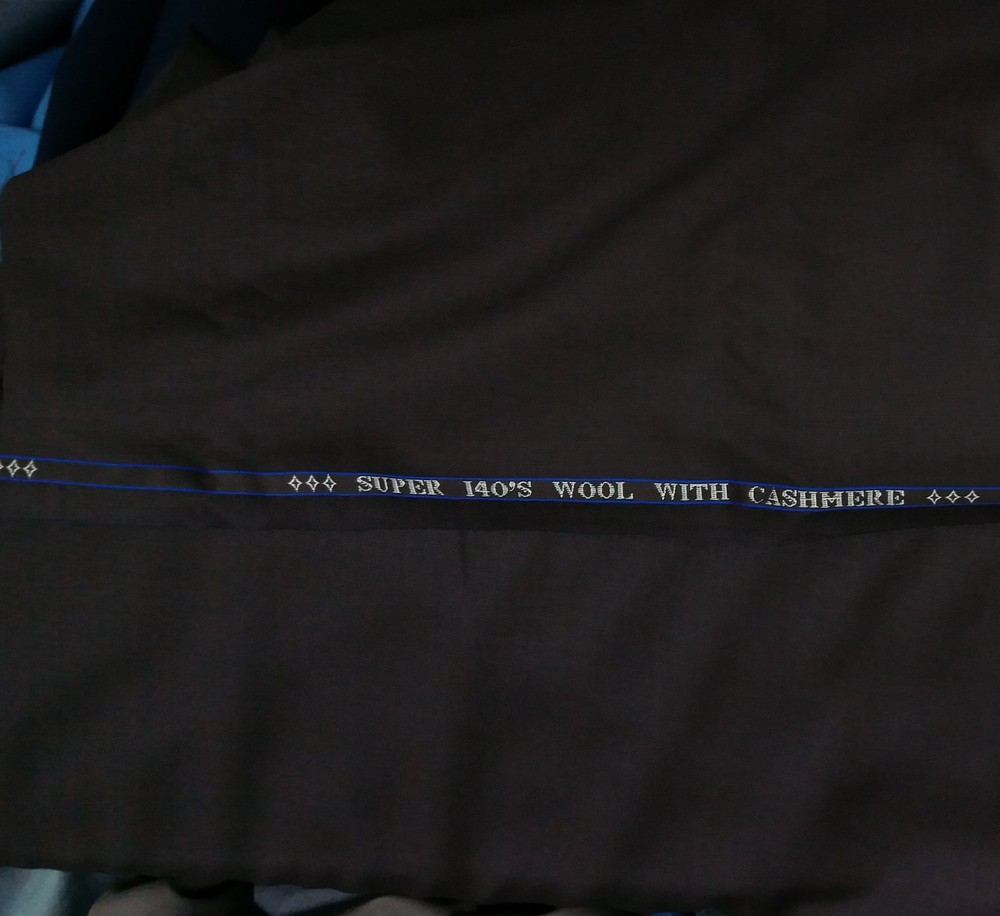 Dark Brown Suiting fabric best for Suit Pants Jacket Wool Suit Fabric