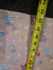 22 X 36 Inches 2001 Mattel Inc Springs Industries Inc Pink Cotton Barbie Fabric
