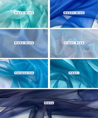 Sheer Organza Fabric by the Yard for Sewing Fashion Wedding Dress DIY Event