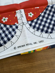 VTG Spring Mills 1975 Clown Doll Toy Pillow Cut & Sew Fabric Panel Cotton