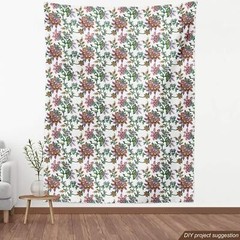 Waterproof Floral Fabric 36×58 for Upholstery and Home