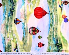 Windham Fabrics Cotton Fabric #36145 “Up In The Air” by Mary Jo Hull 1/2 Yard