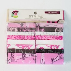 Creative Cuts Strips 100% Cotton Fabric Editions 14 Pcs 2 Each 7 Designs NEW