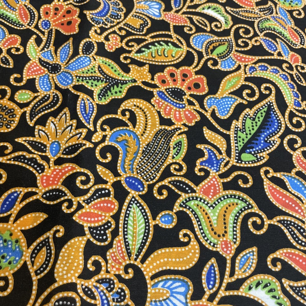 Paisley Floral Cotton Fabric Yard New