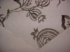2-3/4Y Lee Jofa 2012124 Brimham Mocha Embroidered Jacobean Upholstery Fabric