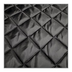 Black Quilted Polyester Batting Fabric – 58″/60″ Width – Sold By The Yard