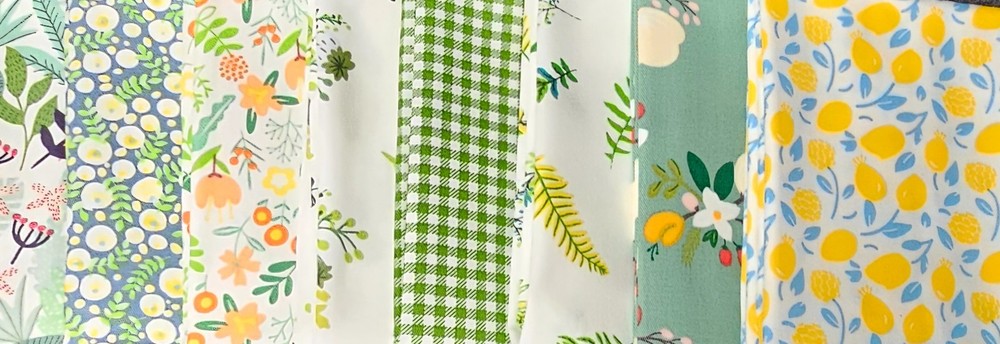Fat Quarter Bundle 8 FQ Cotton Quilting Fabric Stash Builder CoordinaedvFabric